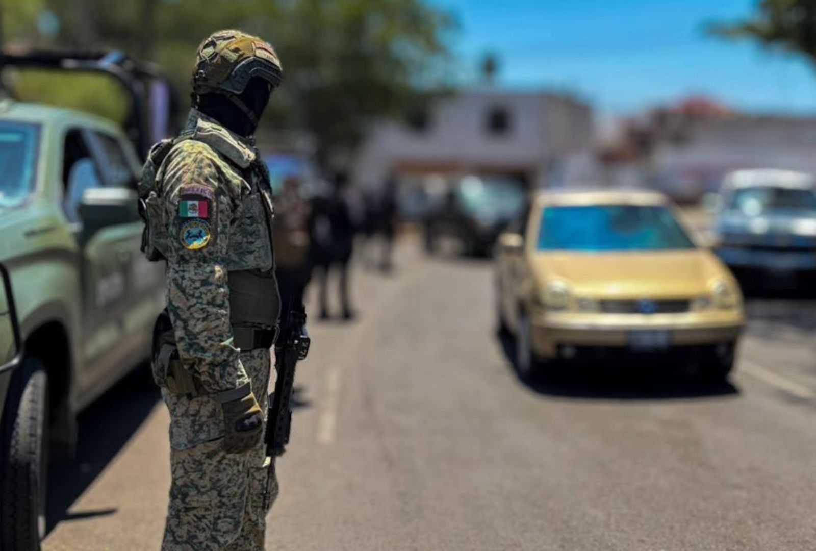 La zona fue resguardada.